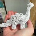 Mô hình đồ chơi khủng long dễ thương phong cách Voronoi - Thumbnail 1