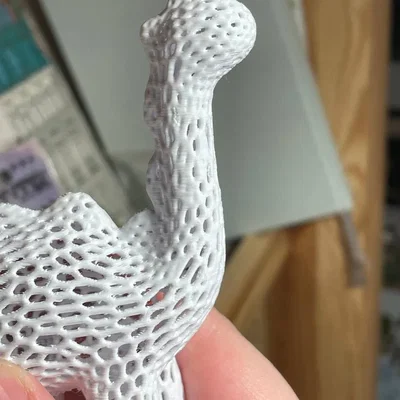 Mô hình đồ chơi khủng long dễ thương phong cách Voronoi