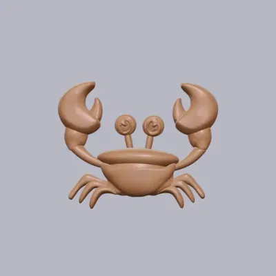 Cua Elvis dễ in, đồ chơi bãi biển tuyệt vời