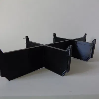 Ngăn chia cho tổ chức packout Milwaukee kiểu thấp