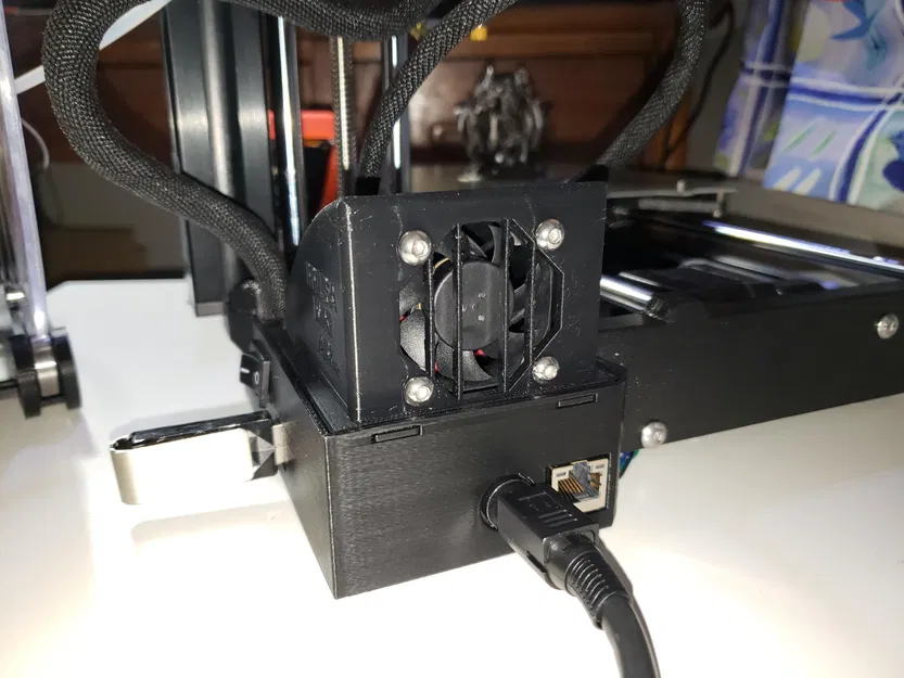 Giá đỡ quạt làm mát cho vỏ điện tử Prusa Mini - Image 1
