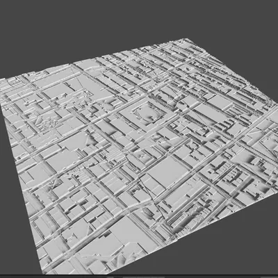 Bản đồ xúc giác khu vực Church+Dundas, Toronto