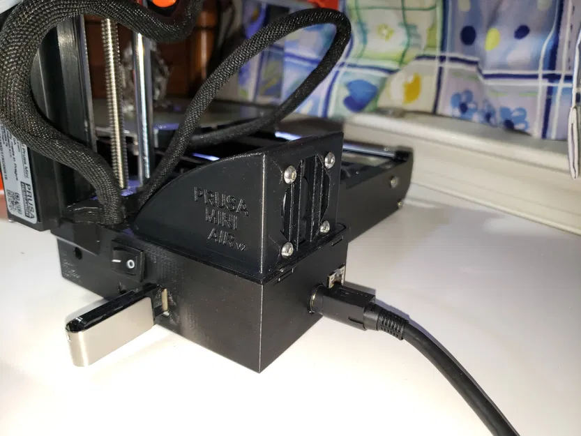 Giá đỡ quạt làm mát cho vỏ điện tử Prusa Mini - Image 2