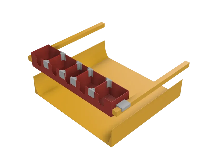 Hộp đựng trà trượt cho ngăn kéo Ikea Metod rộng 40cm - Image 2