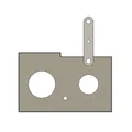 Giá đỡ nút 22mm, nút 16mm và LED 3mm cho Open Benchtable - Thumbnail 1