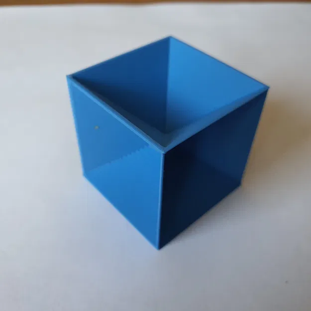 Khối lập phương thử nghiệm 40mm với bề mặt 45° - Image 1