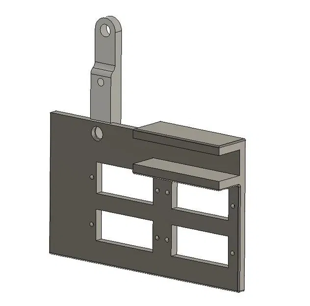 Giá đỡ cho 4 đồng hồ đo điện nhỏ trên Open Benchtable - Image 2