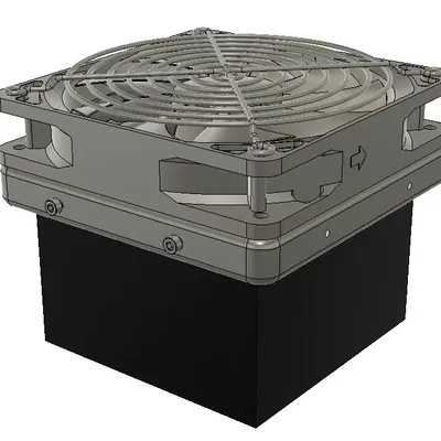 Bộ chuyển đổi quạt 120mm cho tản nhiệt Arctic Alpine 12 thụ đ...