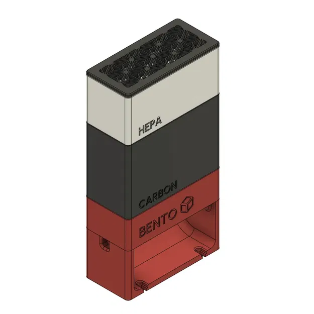 Bộ lọc carbon BentoBox v2.0 cho máy in Bambu Lab X1C - Image 5