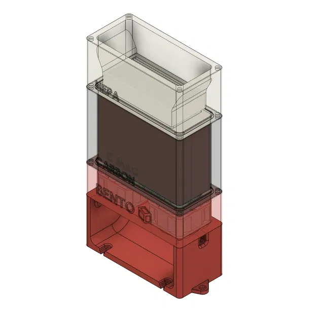 Bộ lọc carbon BentoBox v2.0 cho máy in Bambu Lab X1C - Image 6