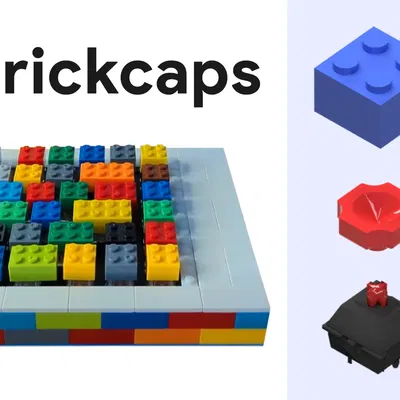 Bộ chuyển đổi từ gạch thành keycap Brickcaps
