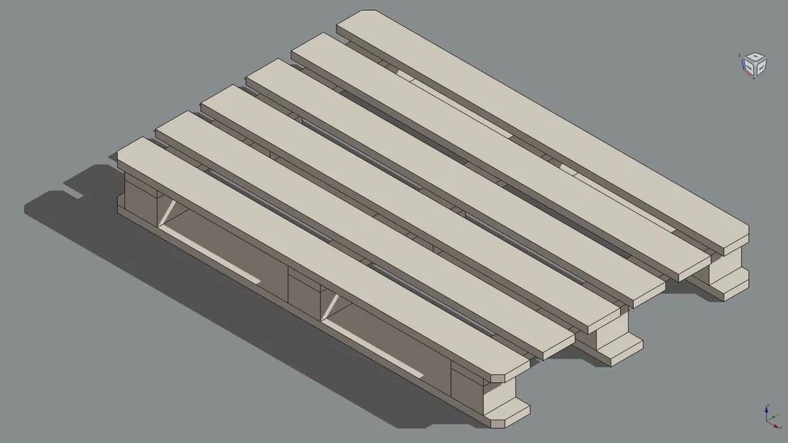 Bảng Euro tiêu chuẩn kích thước 800mm x 1200mm x 144mm - Image 1
