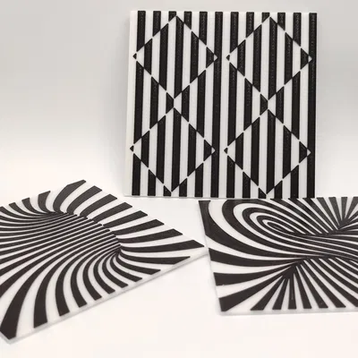 Bộ đế ly ảo giác với thiết kế độc đáo