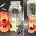Máy phân phát kẹo gắn vào lọ Mason thường - Thumbnail 1