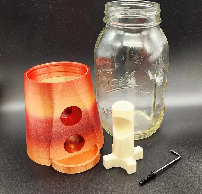 Máy phân phát kẹo gắn vào lọ Mason thường - Image 4