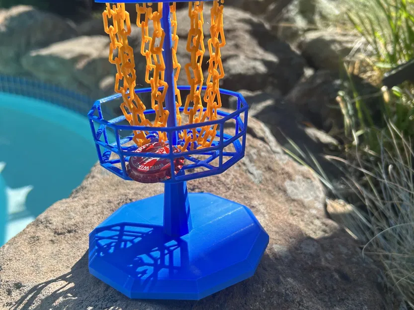 Lỗ golf đĩa mini kích thước nắp chai - Image 1