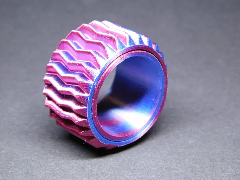 Nhẫn thư giãn bánh răng với thiết kế xoắn bốn lớp - Image 3