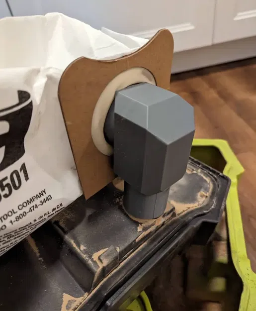 Bộ chuyển đổi túi bụi cho máy hút bụi Ryobi 18V - Image 1