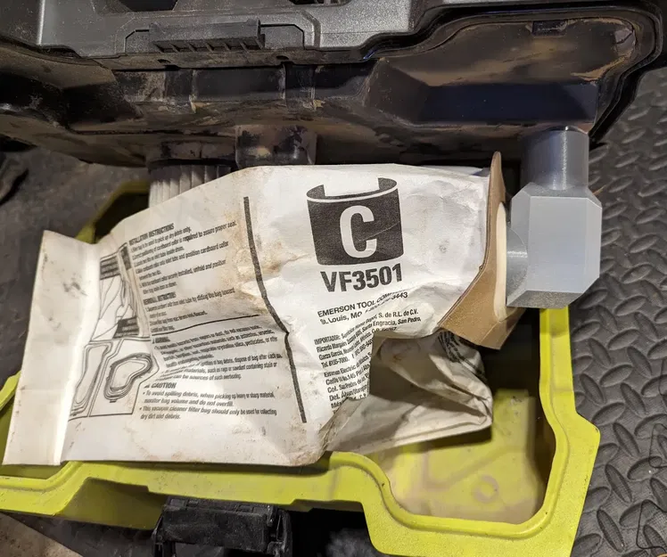 Bộ chuyển đổi túi bụi cho máy hút bụi Ryobi 18V - Image 5