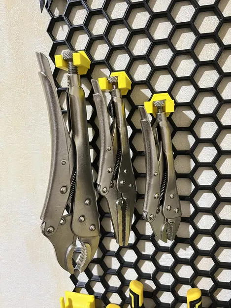 Giá đỡ kẹp cho tường lưu trữ tổ ong HSW với file Fusion 360 - Image 4