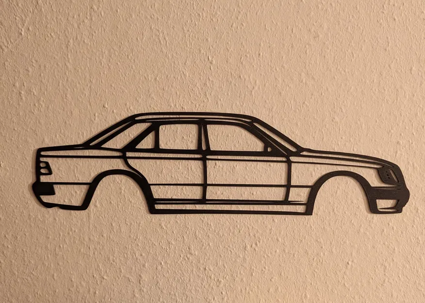 Silhouette xe Mercedes W124-500E độc đáo - Image 1