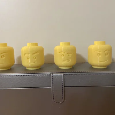 Đầu Lego có mặt - Kích thước lớn 1:5
