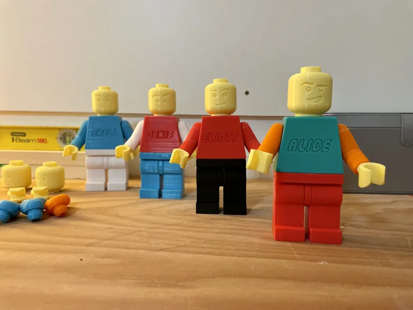 Đầu Lego có mặt - Kích thước lớn 1:5 - Image 2