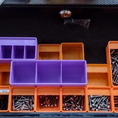 Khối Ultra LITE Gridfinity cho hộp chứa linh kiện nhỏ