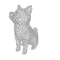 Chó dễ thương low poly phong cách Voronoi - Thumbnail 3