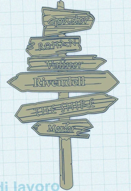 Dấu trang Chúa tể những chiếc nhẫn phiên bản kết hợp - Image 1