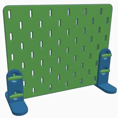 Giá đỡ đơn giản cho bảng Skadis đứng thẳng