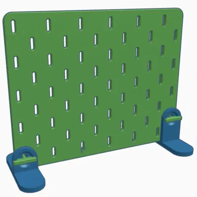 Giá đỡ đơn giản cho bảng Skadis đứng thẳng