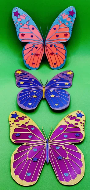 Bướm Nhiều Màu Sắc Cho Người Yêu Thích Hình Dạng và Màu Sắc - Image 2
