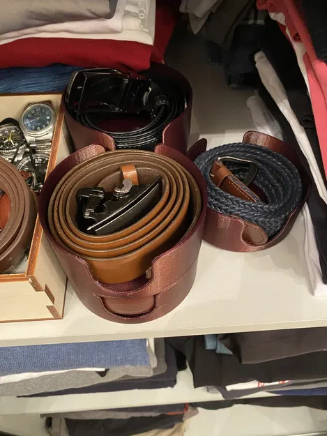 Giá đỡ thắt lưng xếp chồng tiện lợi - Image 2