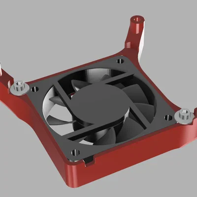 Giá đỡ quạt bo mạch cho Creality K1 Max nâng cao