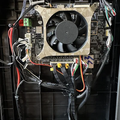 Giá đỡ quạt bo mạch cho Creality K1 Max nâng cao