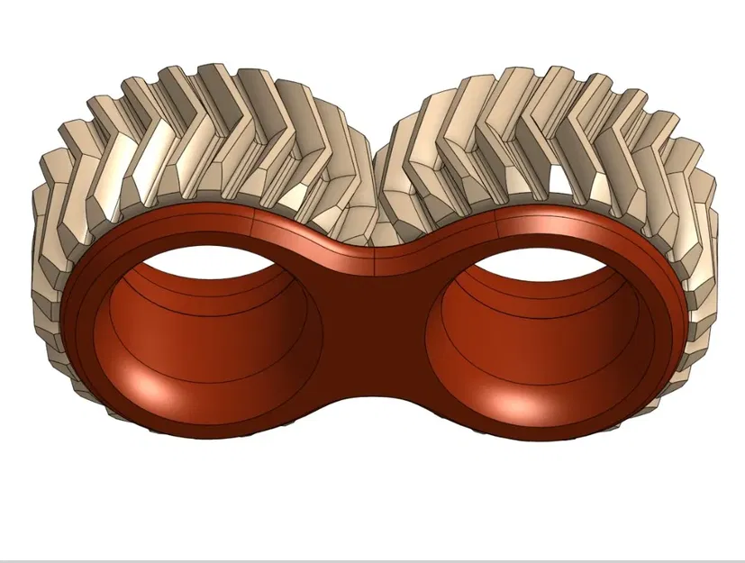 Spinner fidget bánh răng cho hai ngón tay - Image 8