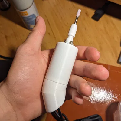 Máy khoan mini với kẹp in 3D