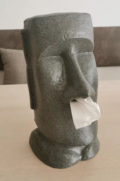 Máy phân phối khăn giấy Moai với thiết kế dễ lắp ráp - Image 3