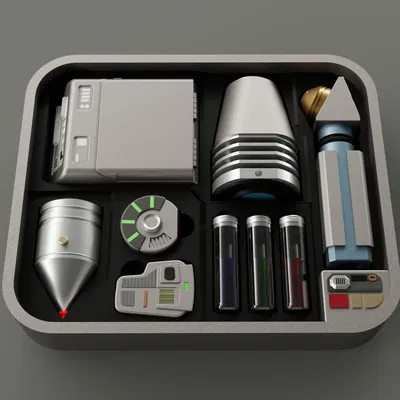 Bộ dụng cụ exoscalpel từ Star Trek TNG và Voyager