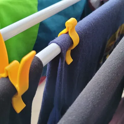 Kẹp quần áo một mảnh thiết kế cho giá phơi 3D