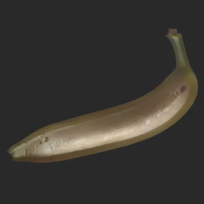 Chuối 3D được quét bằng công nghệ Revopoint