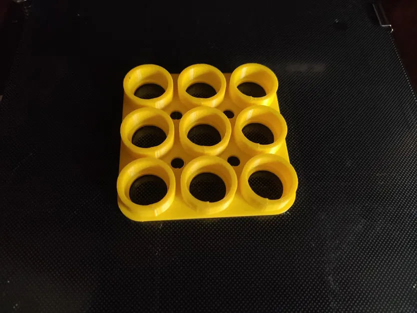 Giá đỡ pin 18650 3x3 cho máy in 3D - Image 2