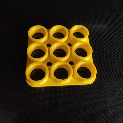 Giá đỡ pin 18650 3x3 cho máy in 3D