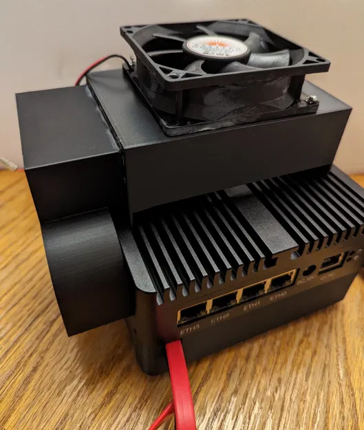 Giá đỡ quạt cho router mini WooYi/Topton - Image 1