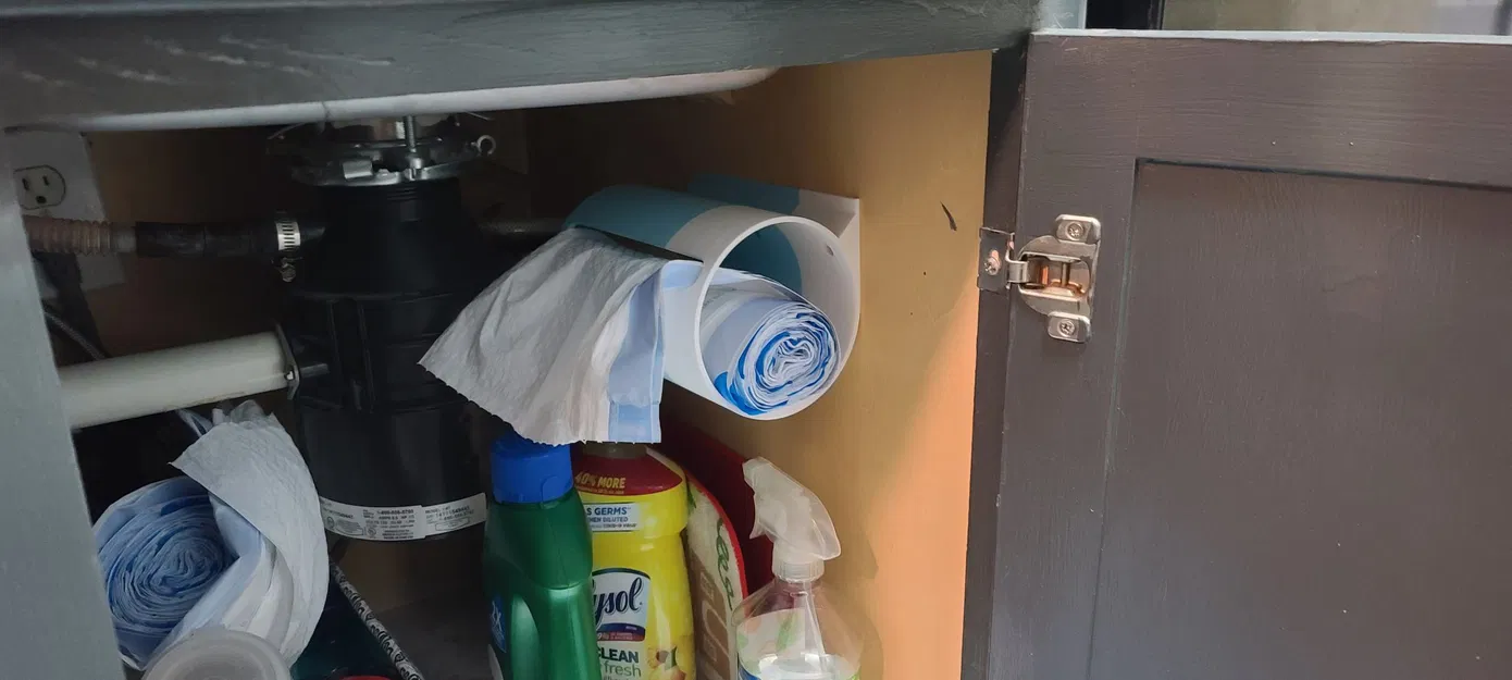 Máy phân phối túi rác gắn bên hông tủ đựng đồ - Image 1