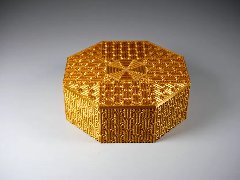 Hộp đố hình bát giác với cơ chế bí mật - Image 1