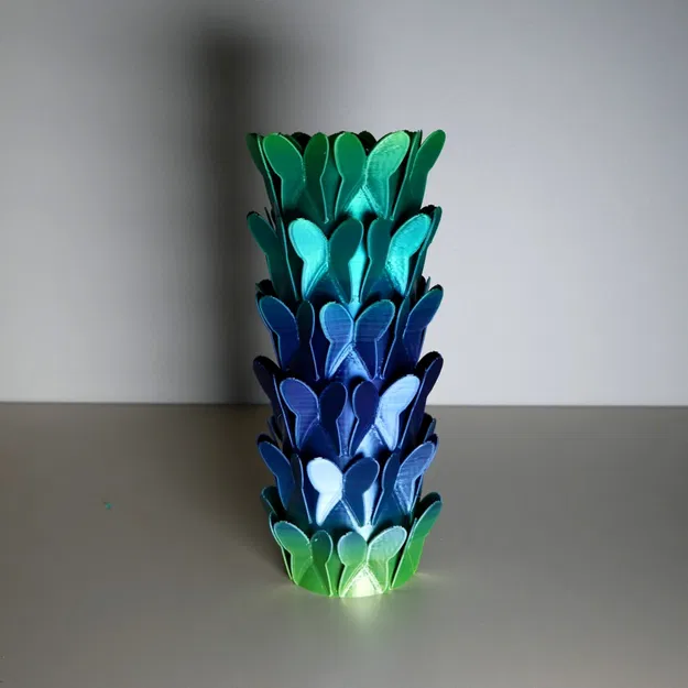 Bình hoa trang trí bướm cao cấp - Image 1