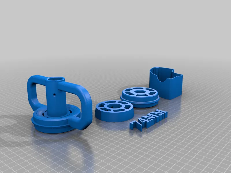 Giá đỡ cuộn dây đa năng cho chổi quét 3D - Image 1