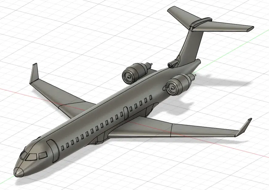 Mô hình máy bay Bombardier CRJ700 tỷ lệ 1:400 - Image 1